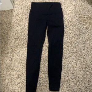 Lulu lemon wunder under size 8 black leggings